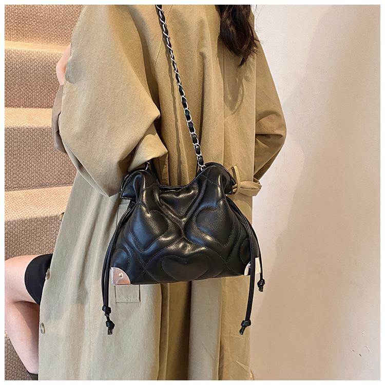 Eimerbeutel für Herbst- und Wintermode, Retro-Diamant, Nischen-einfache Wahl.