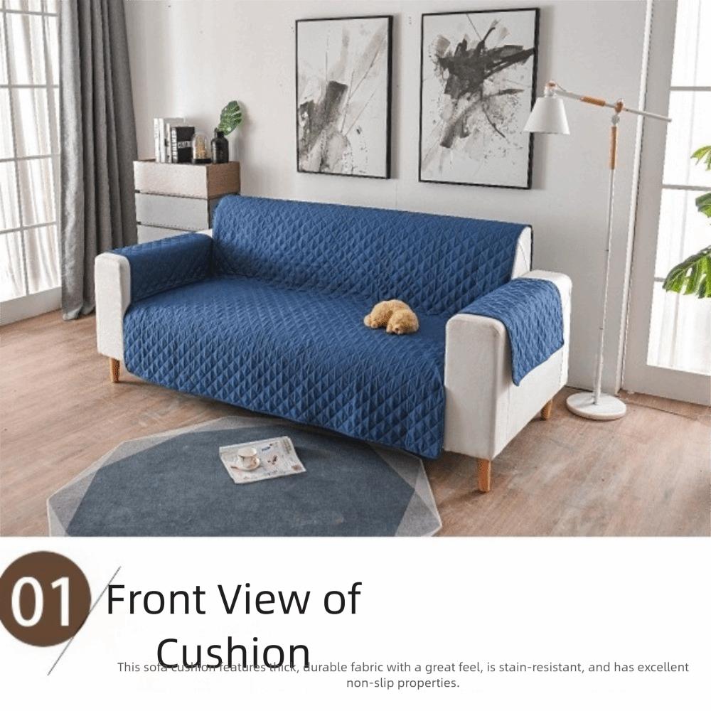 Sofa Cushion Washable 3 Seater Sofa Cover Wear-resistant Anti Dirty Couch Cover Non-Slip Thickened Sofa Slipcover Sofa Chair