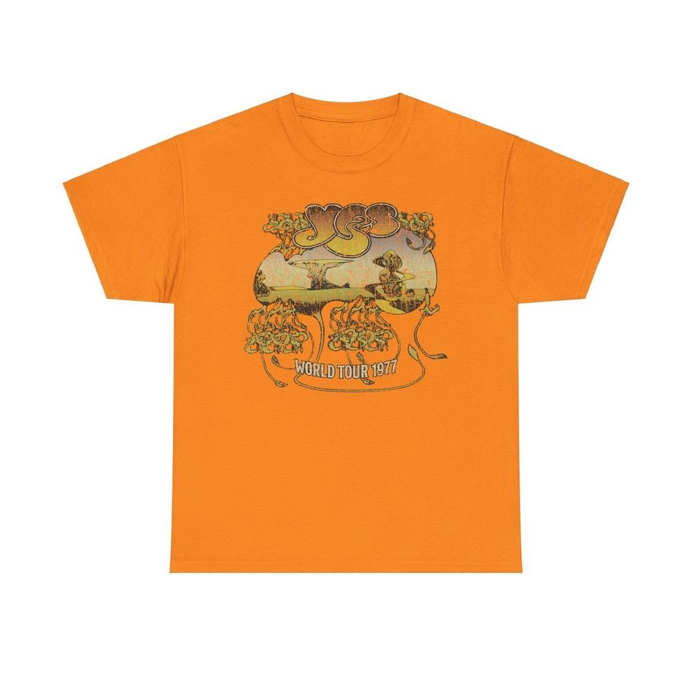 Yes World Tour 1977 London England Rock Band Tshirt XXXL