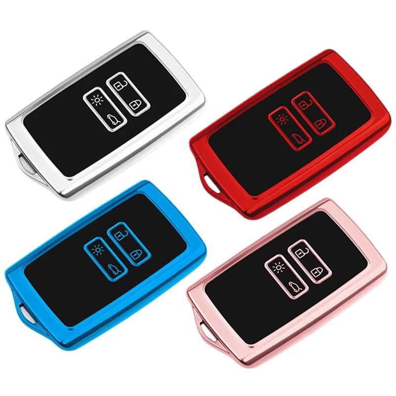 Car Key Case Cover For Renault Austral Captur Arkana Koleos Zoe Scenic Dacia Sandero Duster Logan Jogger Kadjar Clio Megane