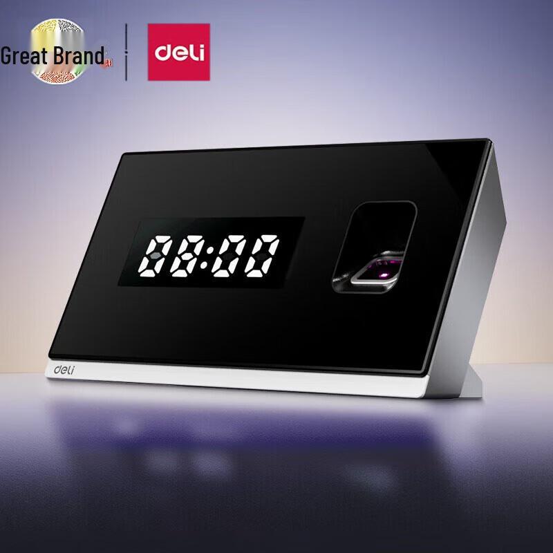 Deli D61W Bluetooth Fingerprint Time Clock CN plug (adapter included)