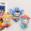 Cute Monsters Refrigerator Magnets Lafufu Trendy Doll Figurine Model Po Clip Home Decorations Magnetic Decor Birthday Gifts
