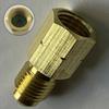 Adapter M 5/16 X F 1/4 SAE Air Conditioner Quick Couplers Air Refrigerant R410a R32 Filling Conditioning T0W5