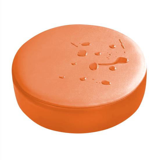 Soft Round Stool Cover High Resilience Non-Slip Design Easy to Clean Faux Leather Universal Fit Chair Cover