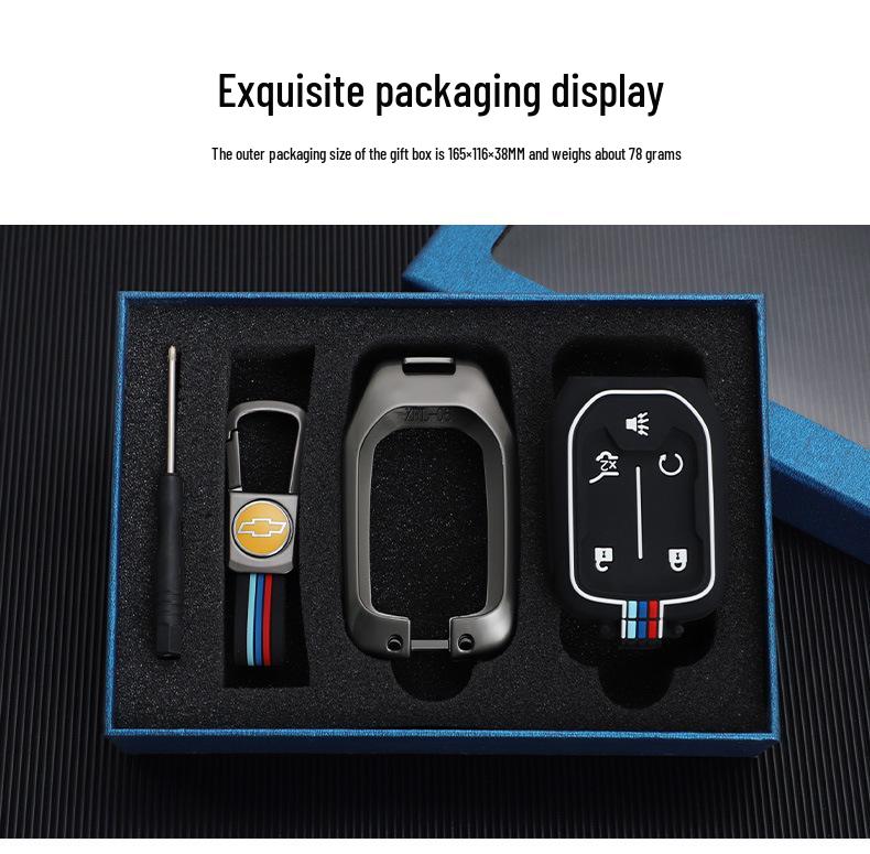 GMC Key Case for Yukon/Sierra - Stylish Protective Shell, Car Accessory & Personalized Decoration for Men and Women