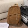 Small Checkered Backpack for Men and Women Fashion Casual Mini Backpack with Zipper Pockets