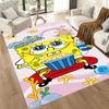Spongebob Movie Night Vierkante vloerkleden zijn een uitstekende keuze voor woonkamers, slaapkamers, huisdecoratie en als cadeau.