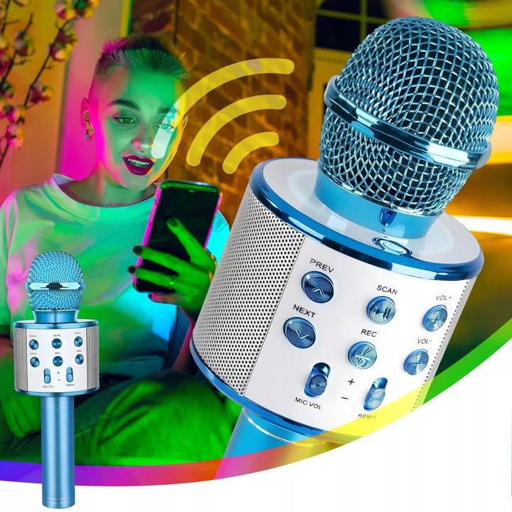 Mikrofon Bezprzewodowy Karaoke Głośnik Bluetooth Prezent Dla Dzieci