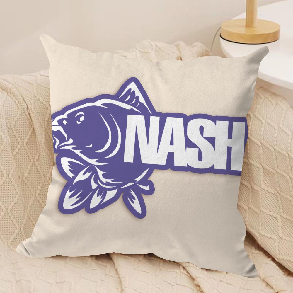 Fashion Brand NNAshS Fish Cushion Cover Short plush Doublesided Print Square Throw Pillow Covers Sofa Home Cushion Decor