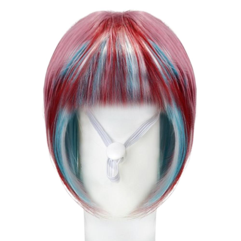 

Dream Look Dog Cat Costume Wig Long Hair Dog Headwear Fantasy Style Blue Pink Wig Pet Show Dark Colors