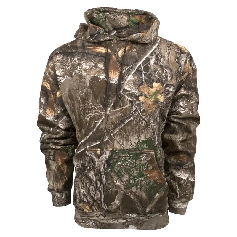 Hirschjagd-Camouflage-Grafik-Hoodie für Herrenbekleidung 3D-Hunter-Wald-Camouflage-Druck Neu bei Hoodies Harajuku Fashion Y2k Pullover 4XL gray