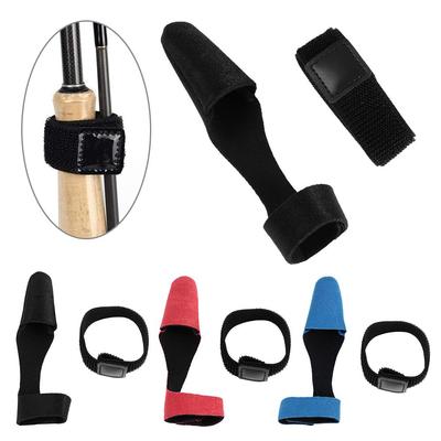 3 Colors Elastic Truss Cane Sleeves Pole Glove Fastener Straps Tip Cover Fishing Rod Tie