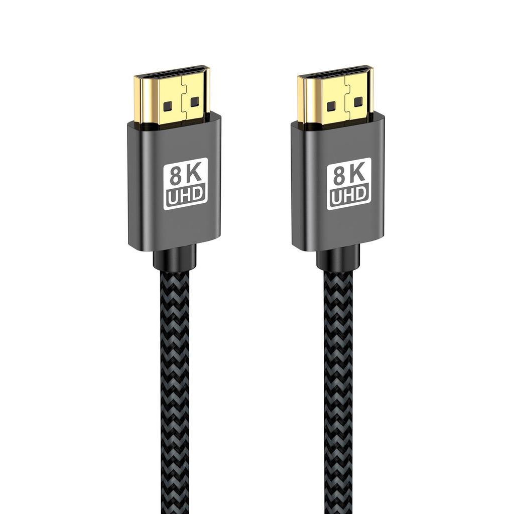 8K 60Hz HDMI 2.1 Cable for TV, Projector, Laptop, 4K 120Hz Monitor Connection