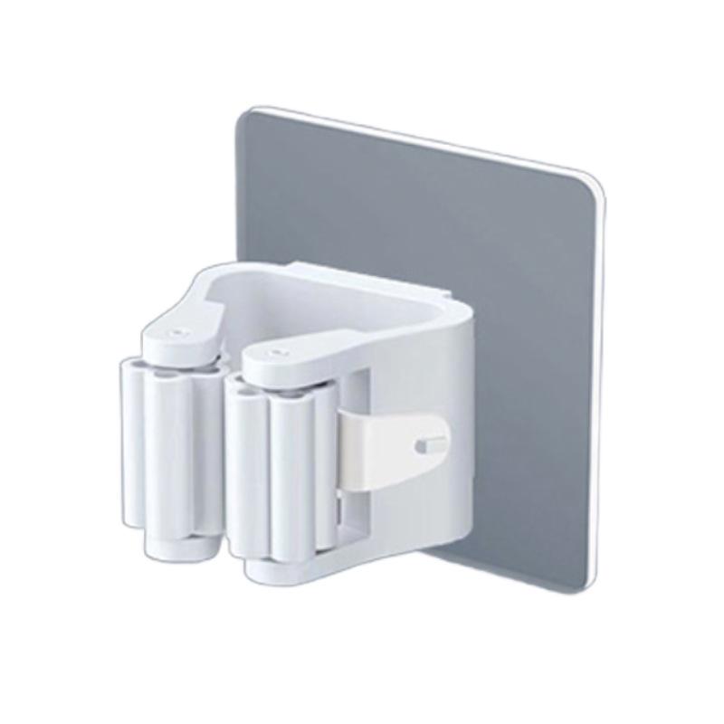 Rujiao Traceless Mop Rack: Wall-Mounted Broom & Mop Storage Hook.