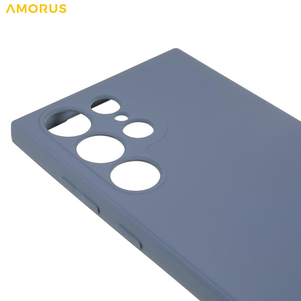 For Samsung Galaxy S22 Ultra 5G Case Precise Cutouts TPU Fiber Lining Shockproof Phone Cover