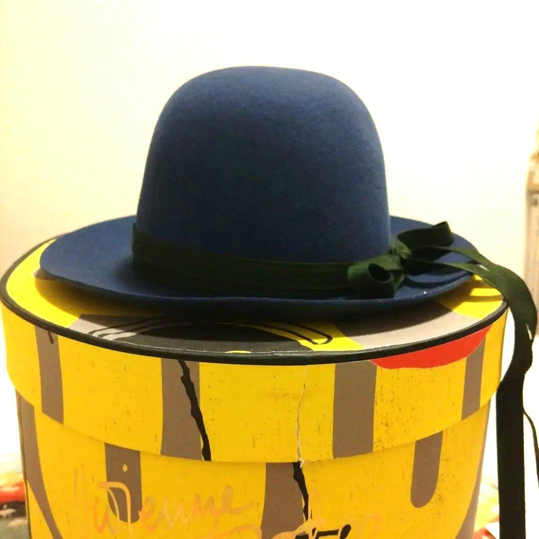 Used [Vivienne Westwood/Lock&co.] Felt hat/Navy