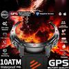 New Military Outdoor GPS Positioning SmartWatch Men Run RIDE Fitness GPS Tracer 10ATM/IP69 Compass HD call Sports Watch bracelet