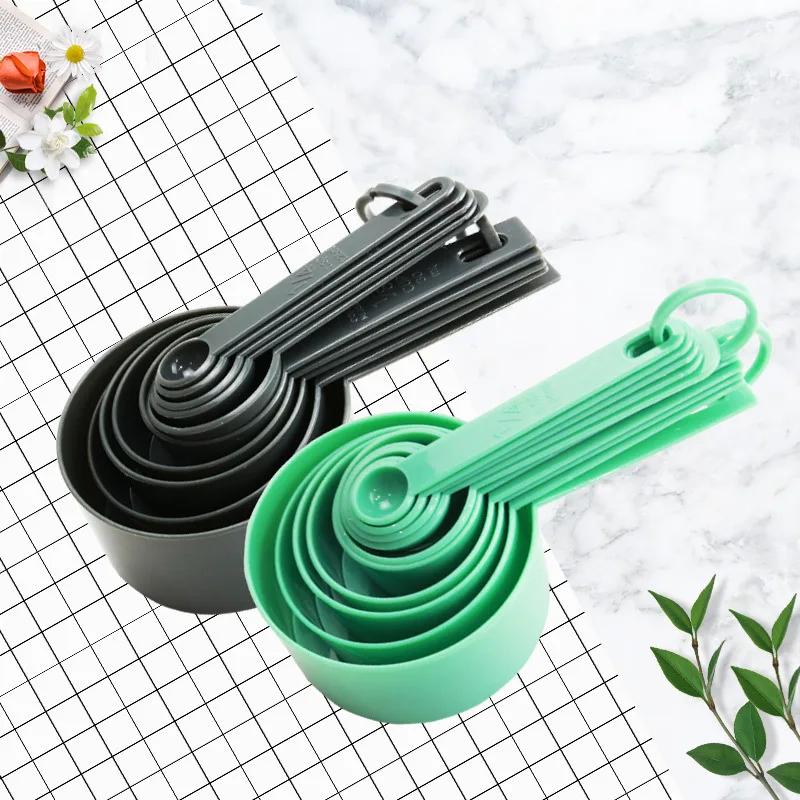 Scaled Color 10-piece Measuring Cup Measuring Spoon Food Thickened Export Measuring Spoon Set Baking Tool