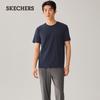 Skechers Men's Lightweight Moisture-Wicking Knit Short Sleeve T-Shirt