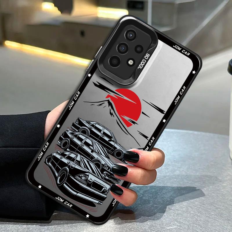 JDM Dream Car Sport Phone Case for Galaxy A12 A13 A14 A23 A32 4G 5G A22 5G A24 4G A33 5G A34 5G A35 5G Matte