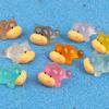 Cartoon Mini Luminous Small Hippopotamus Miniature Figurines Landscape Decoration Diy Home Decoration Accessories Gifts