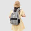 Gestreifter Schülerrucksack Damen Leichter Rucksack mit großem Fassungsvermögen