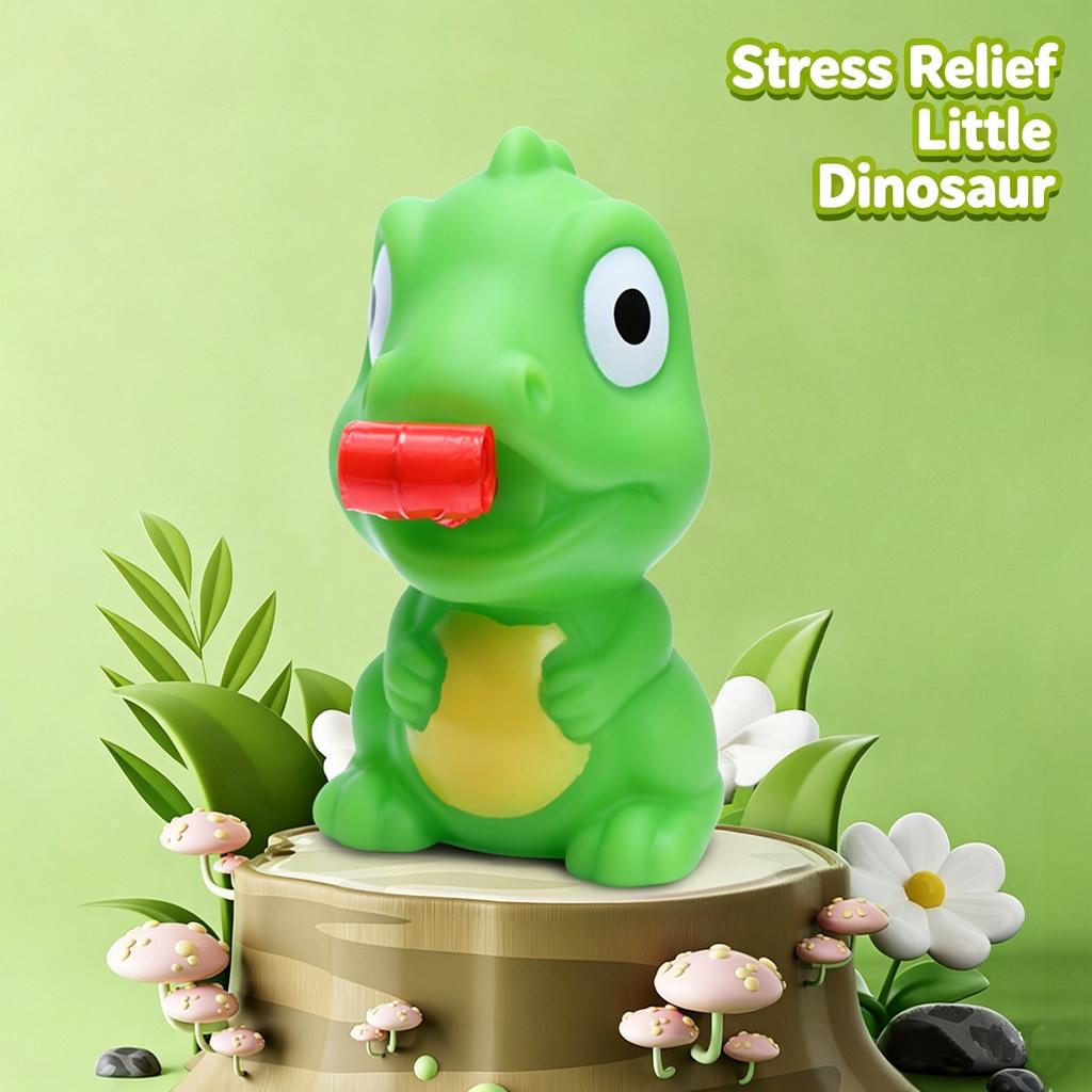Children Creative Decompression Fidget Toys Pinch Frog Dinosaur Sticking Tongue Out Relieve Stress Toy Christmas Gifts For Kids