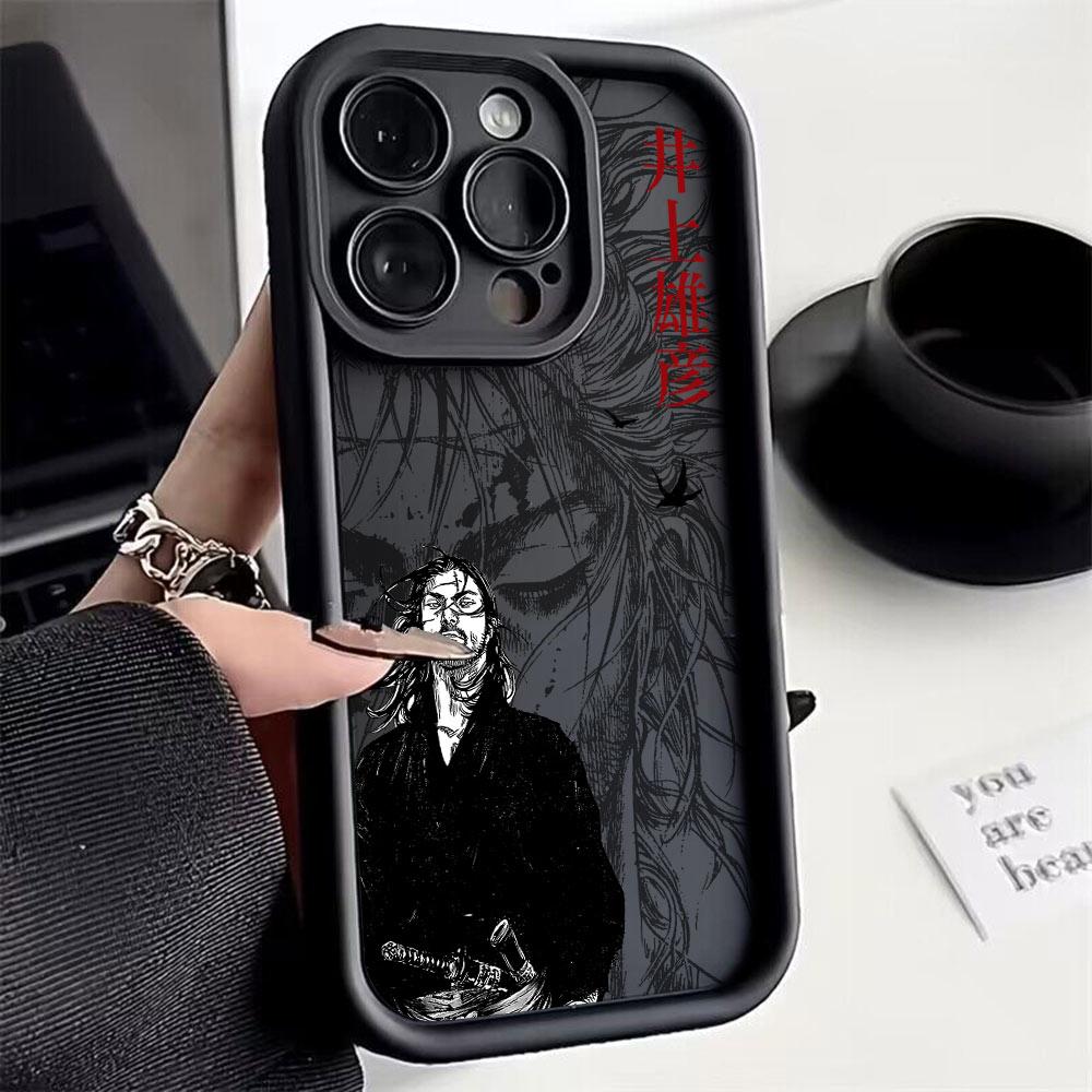 Japanese Anime Vagabond Samurai Phone Case for Motorola Moto Edge G15 G24 50 G35 G34 E14 G75 G PLAY G85 60 Neo Fusion Pro 4G 5G
