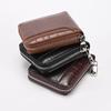RFID Anti Theft Zipper Card Holder Vintage Design Men Fashion Purse Wallets Money Pack GZW