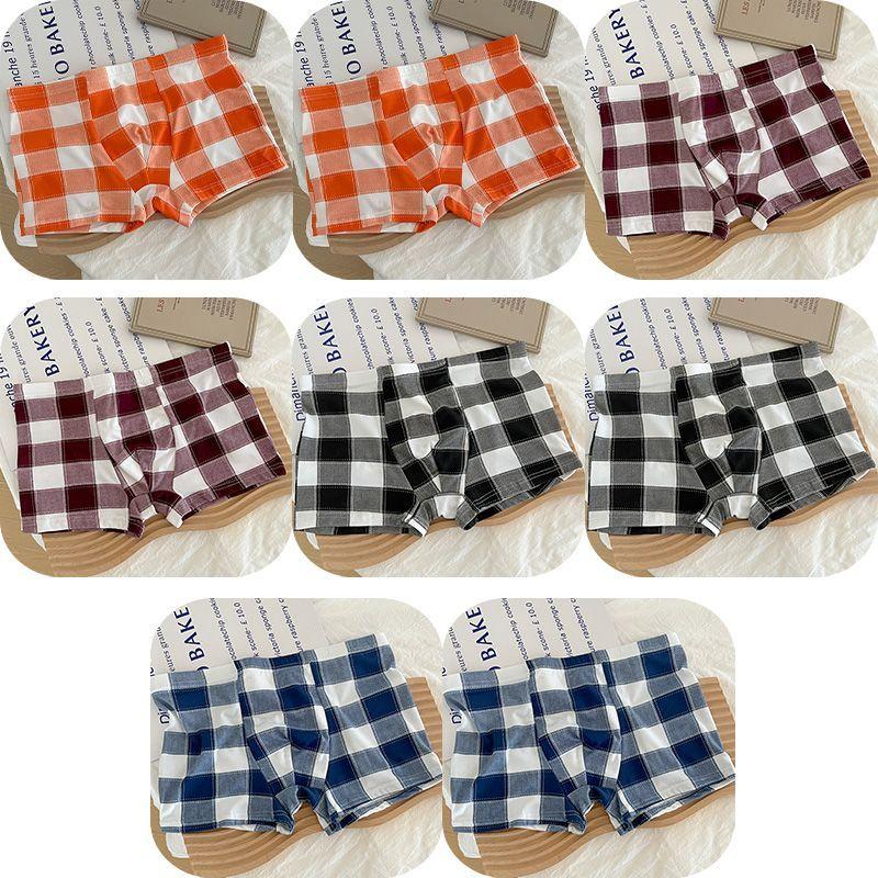 8PCS Men's Lattice Underpants Underwear Knickers Breathable Shorts Panties Comfortable Lingerie Sexy Boxers Briefs