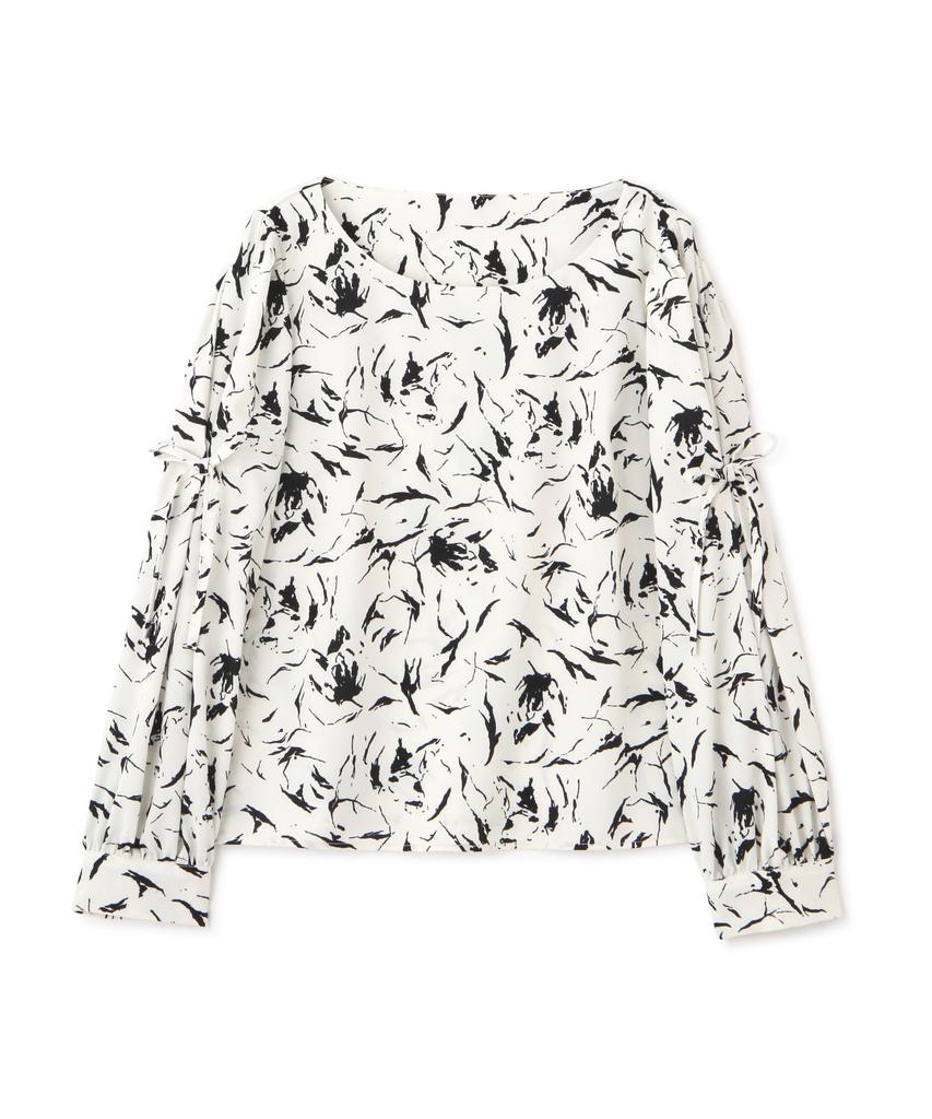 Proportion Body Dressing Ecru Tuck Ribbon Sleeve Blouse Women's