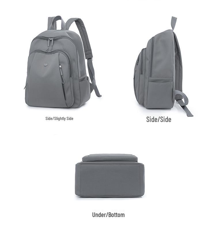 Trendy Women's Large-Capacity Nylon Backpack for High School and Travel