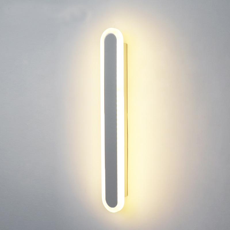 Modern Minimalist Nordic Led Wall Light Bedside Bedroom Living Room Background Corridor Stair Porch Lamp
