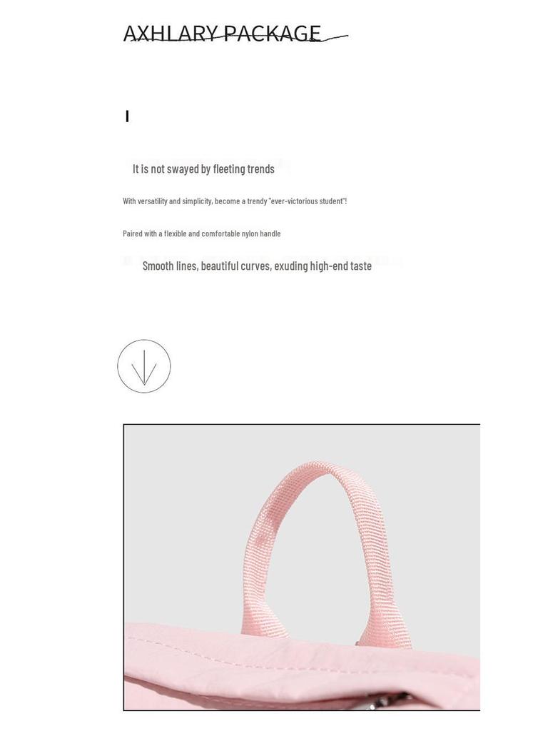 Dopamine Sweet Girl Lightweight Oxford Backpack for Travel, Hiking, and Shopping