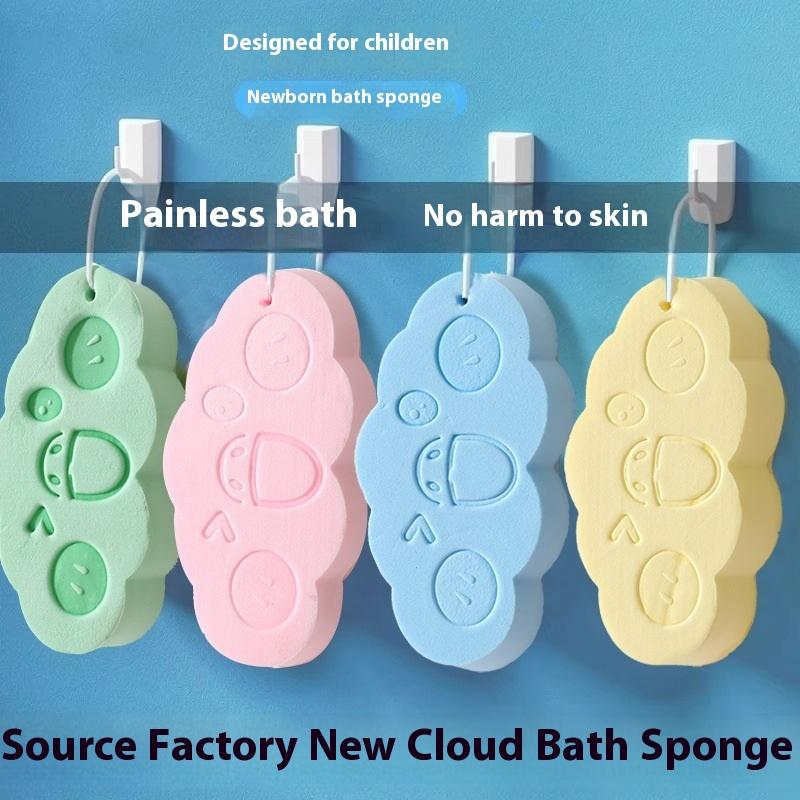 Mjuk Badsvamp Borste Exfolierande Död Hud Svamp Med Snodd För Barn Massageapparat Rengöring Duschborstar Svamp Gnugga