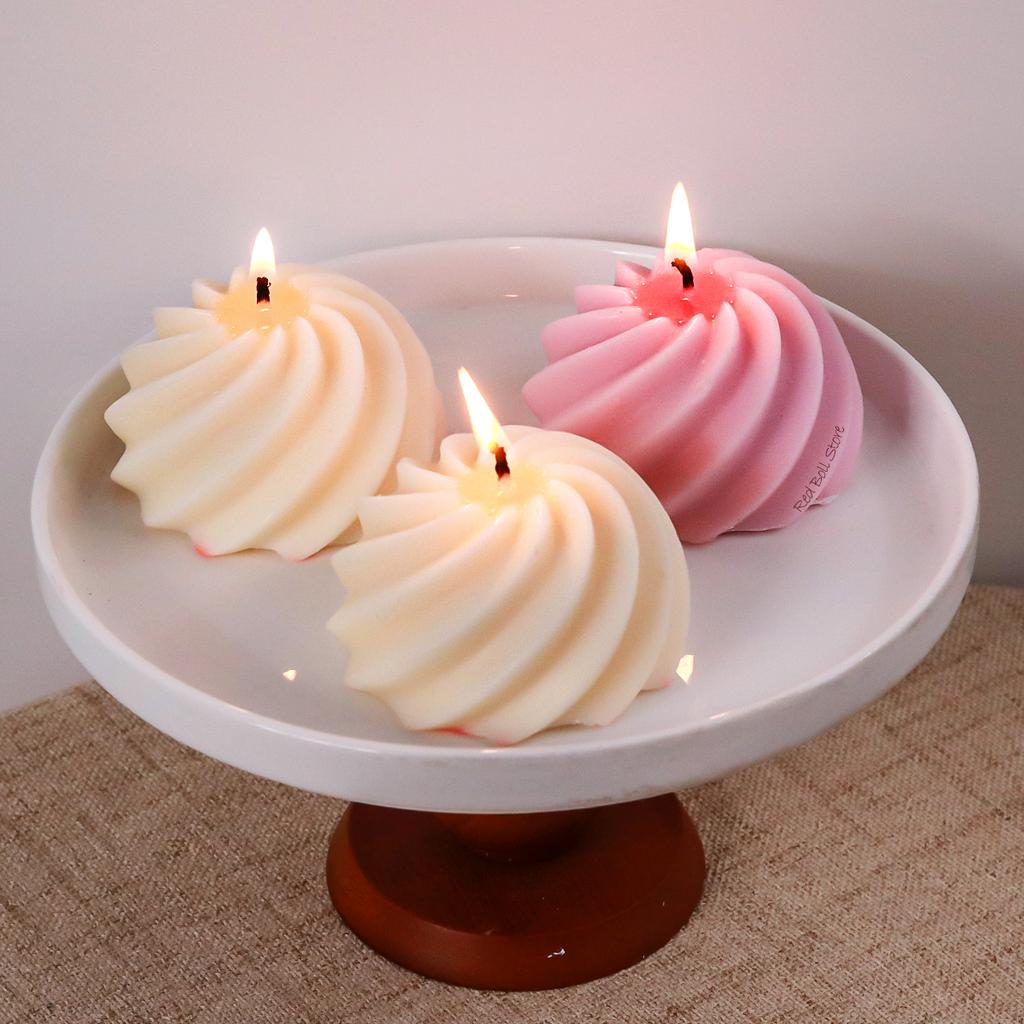 Cookies Candle Silicone Mold Scented Candles Soap Chocolate Dessert Mold for Baking And Candle Making Home Crafts Handmade Gift