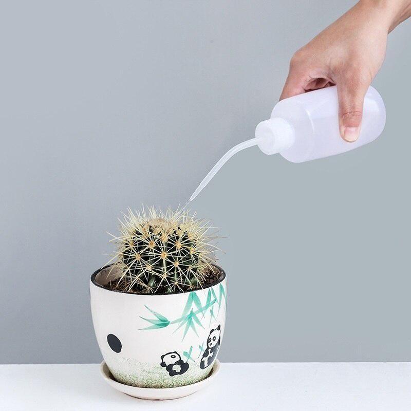 250/ 500ML Succulents Bonsai Plant Flower Watering Can Squeeze Bottles with Long Nozzle Water Beak Gardening Tool