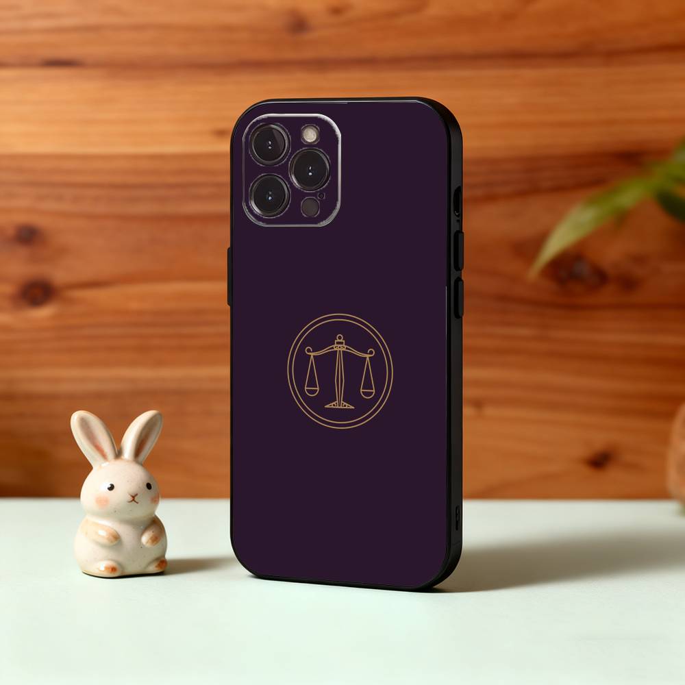L-Law L-Lawyer J-Judge J-Justice Phone Case For iPhone17,16,15,14,13,12Plus,Pro Max,XS,5G Soft Silicone Black Cover