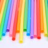 100 Stück Einweg-Strohhalme, flexibel, extra lang, Kunststoff, für Getränke, für Kinder, große Röhren, Bar, Teetrinken, Teleskop-Cocktail-Strohhalm