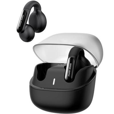Sanwa Direct Bezprzewodowe słuchawki Bluetooth z otwartym uchem IPX4 Redukcja szumów dla AI i Redukcja szumów 400-BTTWS6 Mankiet, Wodoodporne, Połączenia,