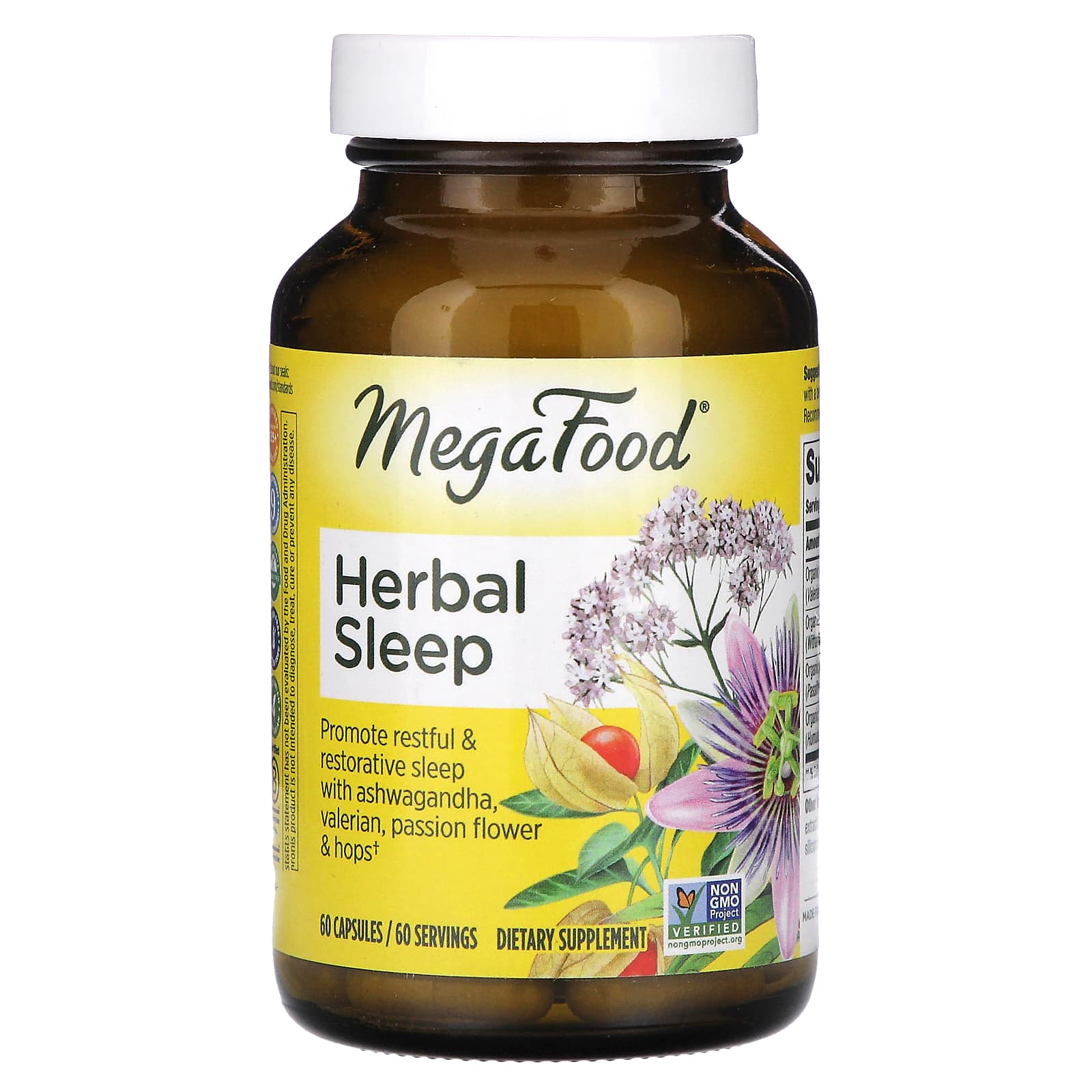 

MegaFood, Herbal Sleep, 60 Capsules