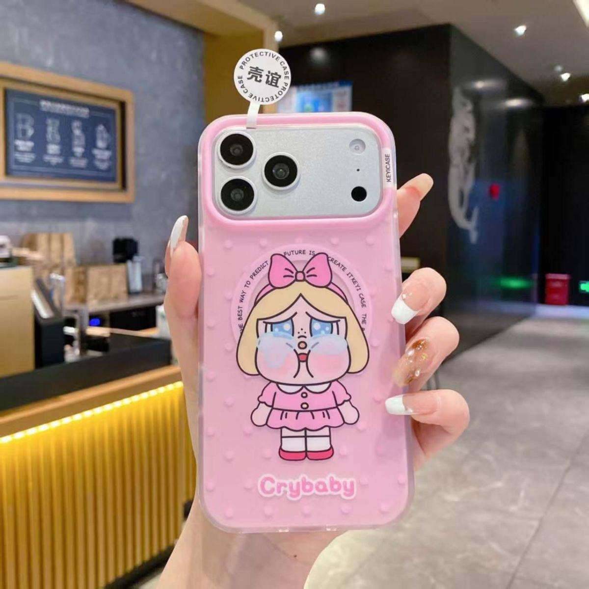 Kameng Magnetic iPhone11Promax Mobile Phone Case Cartoon Character Apple 11Pro Crying Baby Case iPhone17