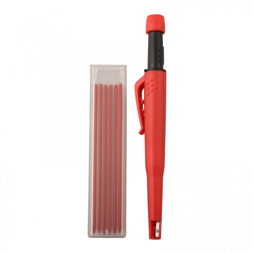 2 Druckbleistifte mit tiefem Loch (8 mm) für Holzbearbeitungs- und Zeichenprojekte