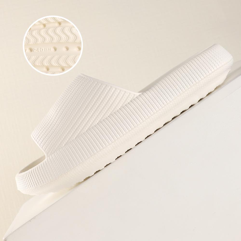 Damslippers med 4 cm tjock sula, sommar för inomhusbruk, Bekväm 'Gå på moln'-känsla, Herrsandaler i EVA, Andningsaktiva och Lättviktiga.