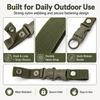 Nylon Webbing Water Bottle Holder Clip Carabiner Hook Backpack Belt Hanger for Camping Hiking Outdoor