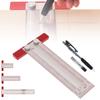 Steel Imperial Scribing Gauge 3 6 12 Inch Multi Size Woodworking Marking Pen Refill Heavy Duty