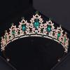 Baroque Crystal Crown Tiara for Women Bride Rhinestone Prom Diadem Bridal Wedding Hair Accessories Jewelry Tiaras and Crowns