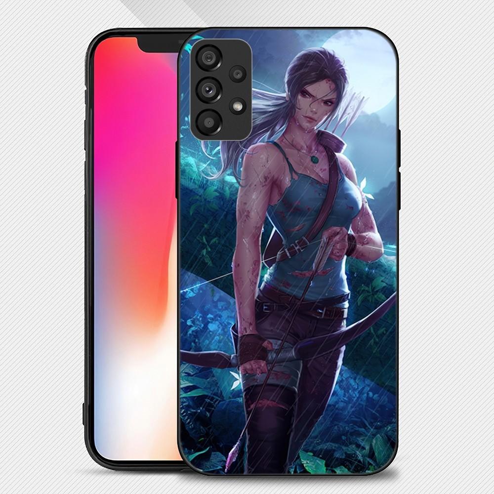 T-Tomb Raider Game Phone Case For Samsung Galaxy S22 S23 Ultra S21 S20 FE Plus Note 20 Soft Cover
