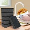 10-Pack High Density Sponge Dish - Kitchen Cleaning Sponge with Scouring Pad, 4.1 2.6 1.3 Inches