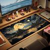 Oversized Minimalist Landscape Mouse Pad Deep Scene Print High-End Black E-Sports Desk Pad Custom Keyboard Accessories for Offic